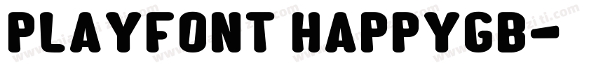 PlayFont HappyGB字体转换